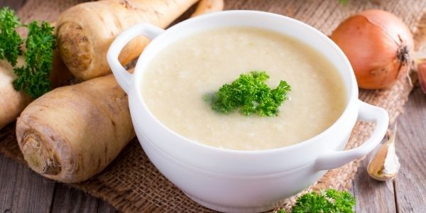 parsnip and pear soup