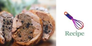 bison stuffed turkey thigh