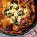 roasted squash and greens pie