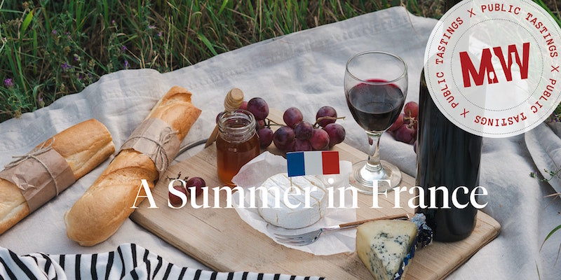 Summer in France, market wines