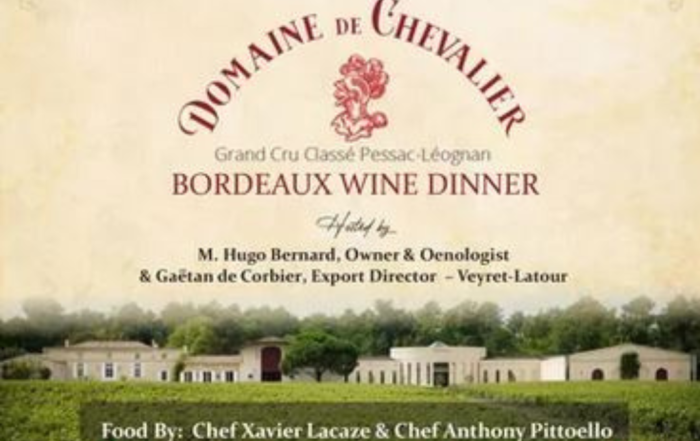 A Once in a Lifetime Gastronomic Journey with Bordeaux Wine Producer Domaine de Chevalier and Modern Steak