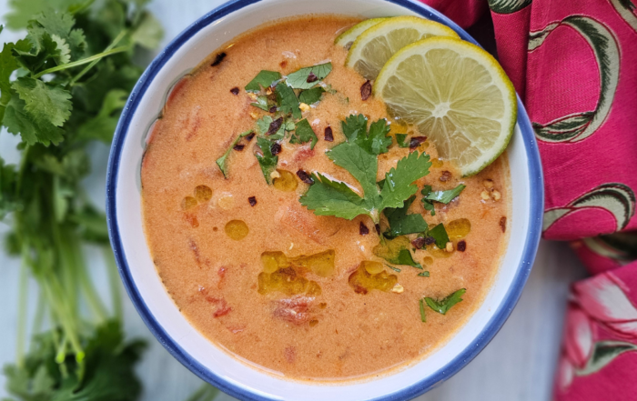 Red Lentil, Carrot and Coconut Soup