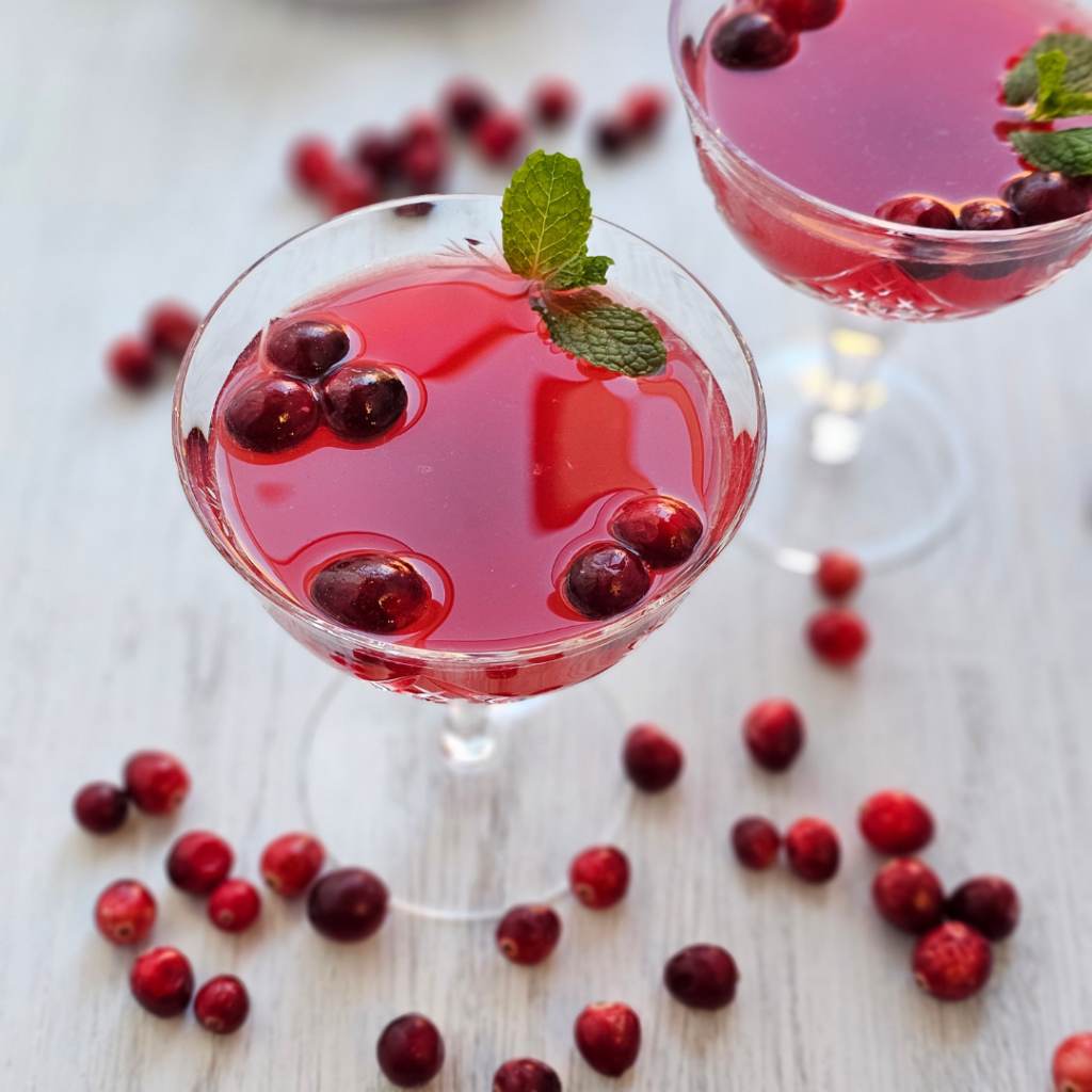 cranberry lime spritz