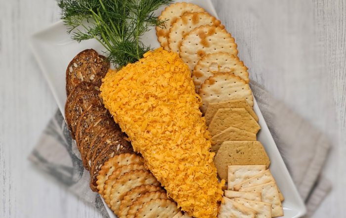 carrot shaped cheese ball