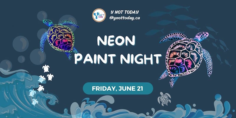 Neon-paint-night-turtle