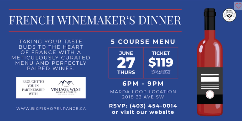 French Winemaker's Dinner