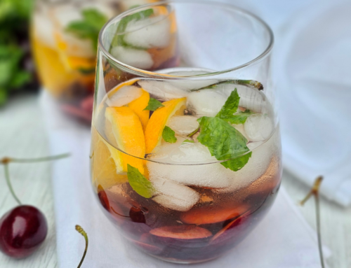 Rosé Cherry Elderflower Sangria