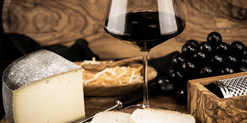 wine and cheese