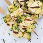 Zucchini and Haloumi Skewers