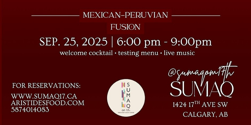 Mexican-Peruvian Collaboration Dinner