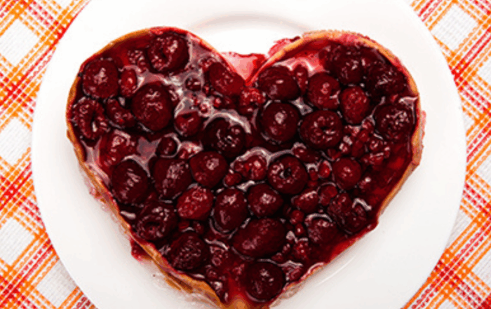Heart shaped pie