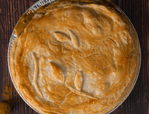 Golden Chicken and Potato Curry Pie