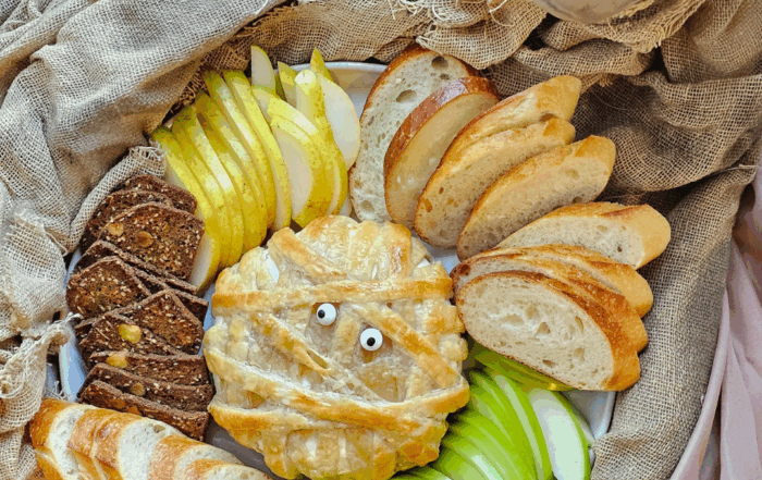 Wrapped Halloween Brie