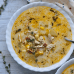 leftover turkey corn chowder