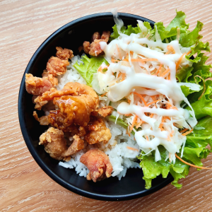 CHICKEN KARAAGE RUSTIC PLATE