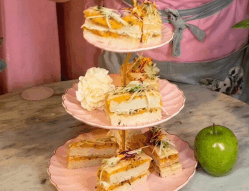 Squash, Apple & Gruyère Cream Tea Sandwich