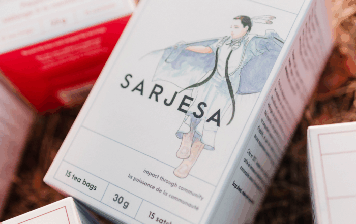 Sarjesa, a Calgary-based women-owned tea company