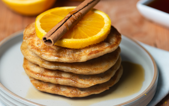 orange and cinnamon pancakes