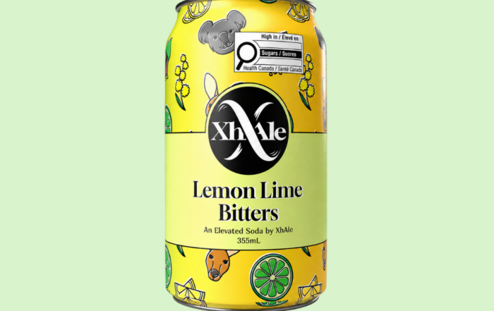 XhAle Lemon Lime Bitters Soda