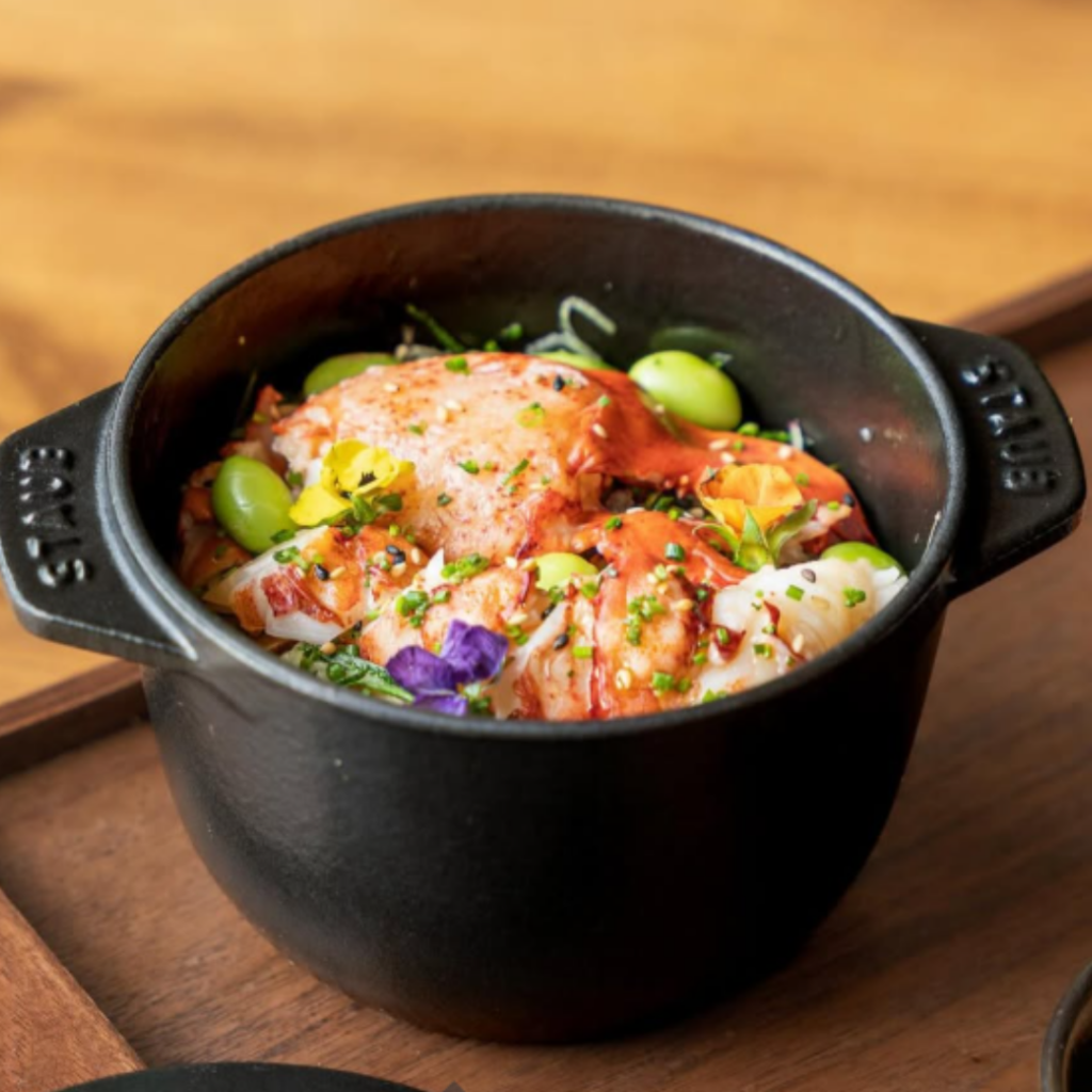 bibimbap with PEI lobster