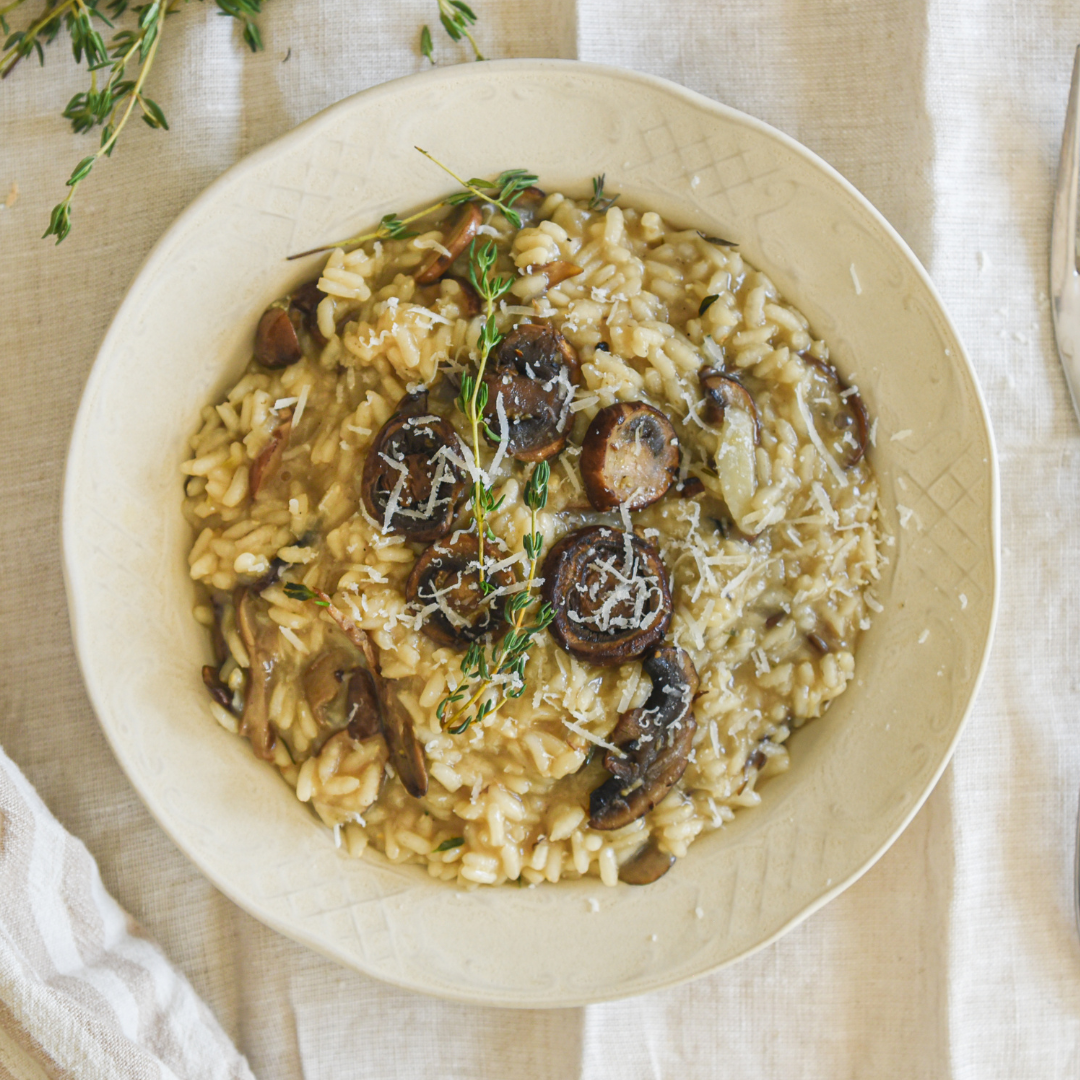 mushroom risotto